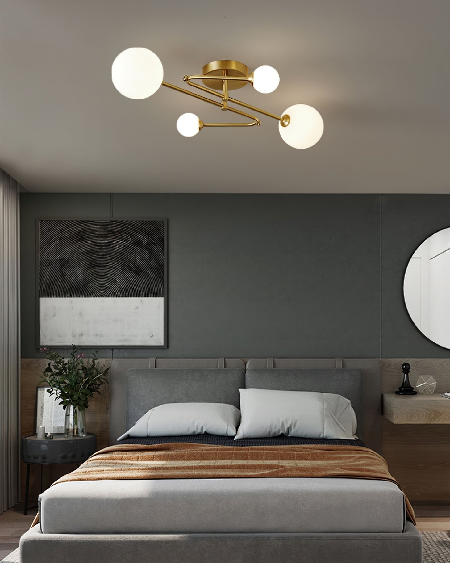 Lampe de Plafond Céleste - Design Élégant et Ambiance Chaleureuse