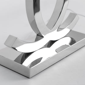 Lampe de Table en Acier Inoxydable - Design Scandinave et Élégant