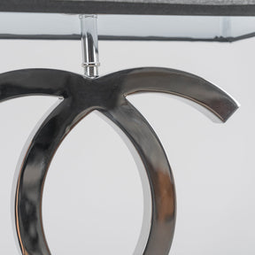 Lampe de Table en Acier Inoxydable - Design Scandinave et Élégant