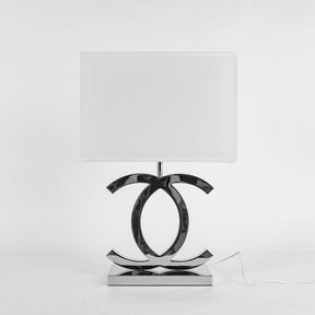 Lampe de Table en Acier Inoxydable - Design Scandinave et Élégant