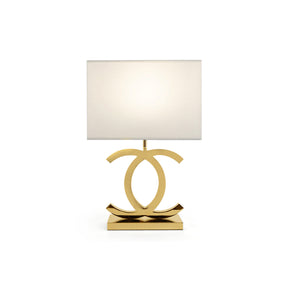 Lampe de Table en Acier Inoxydable - Design Scandinave et Élégant