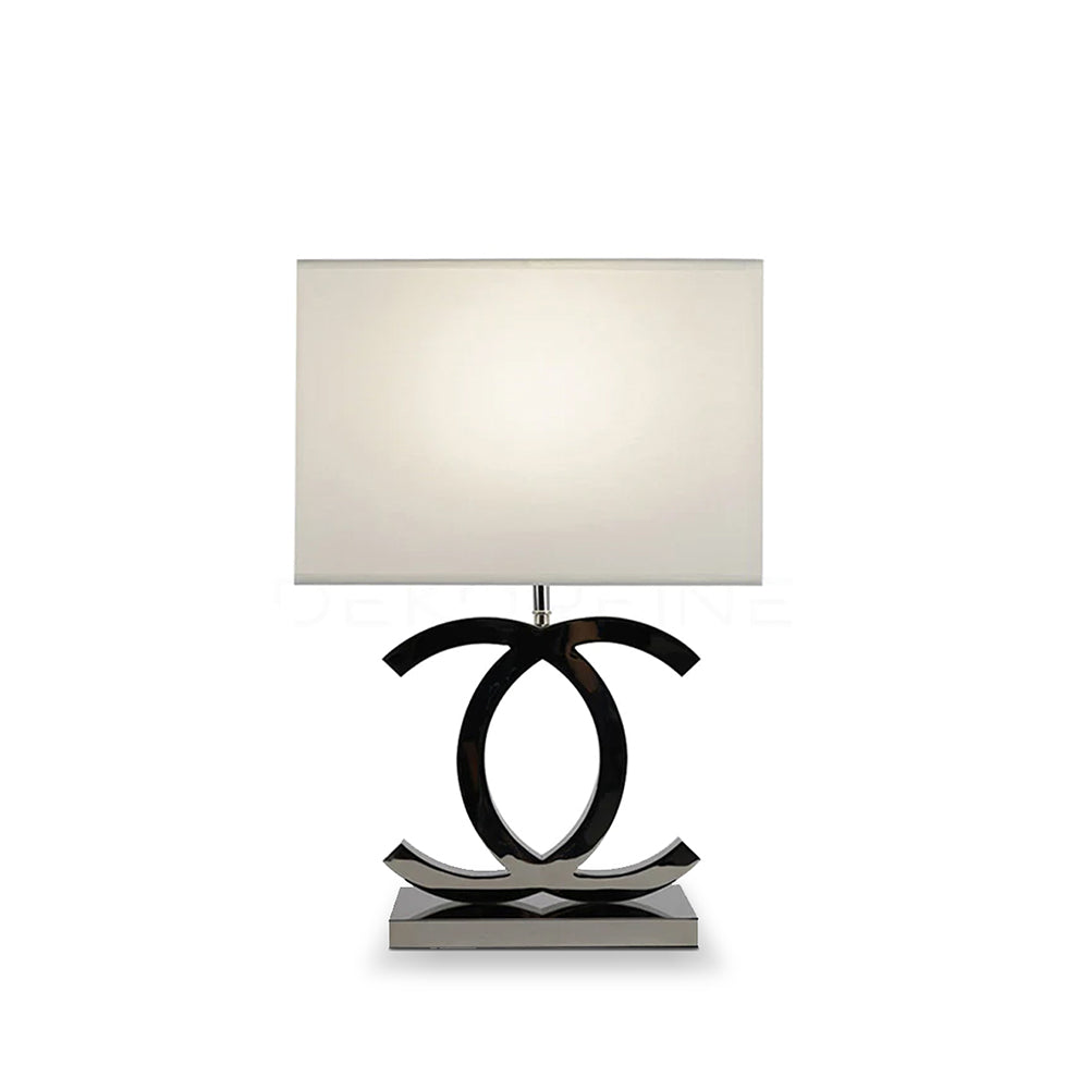 Lampe de Table en Acier Inoxydable - Design Scandinave et Élégant