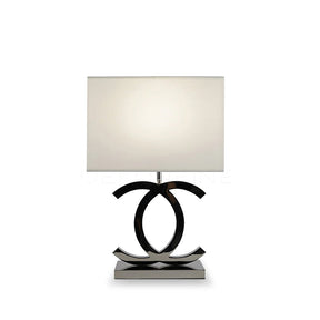 Lampe de Table en Acier Inoxydable - Design Scandinave et Élégant