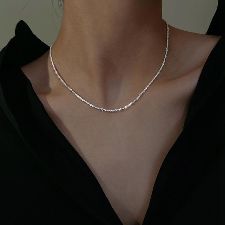 Ensemble de Bijoux en Argent - Pendentif Étoile Lumineux et Élégant