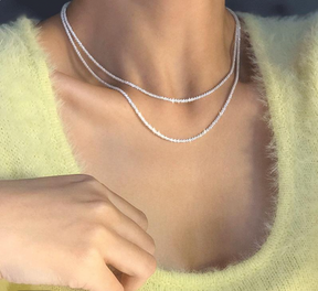Ensemble de Bijoux en Argent - Pendentif Étoile Lumineux et Élégant