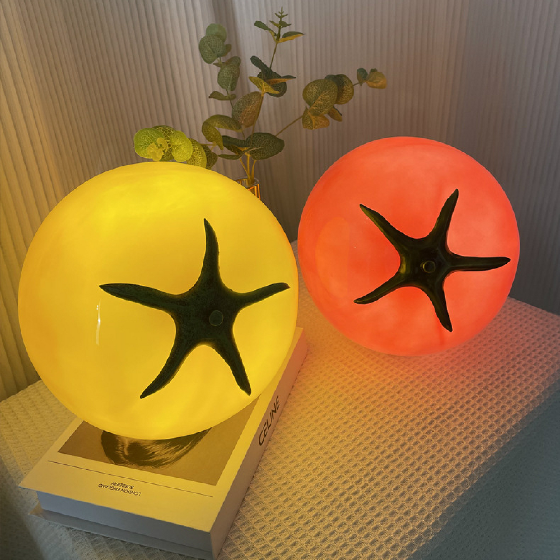 Lampe de Table Tomate Originale - Éclairage Ludique et Contemporain