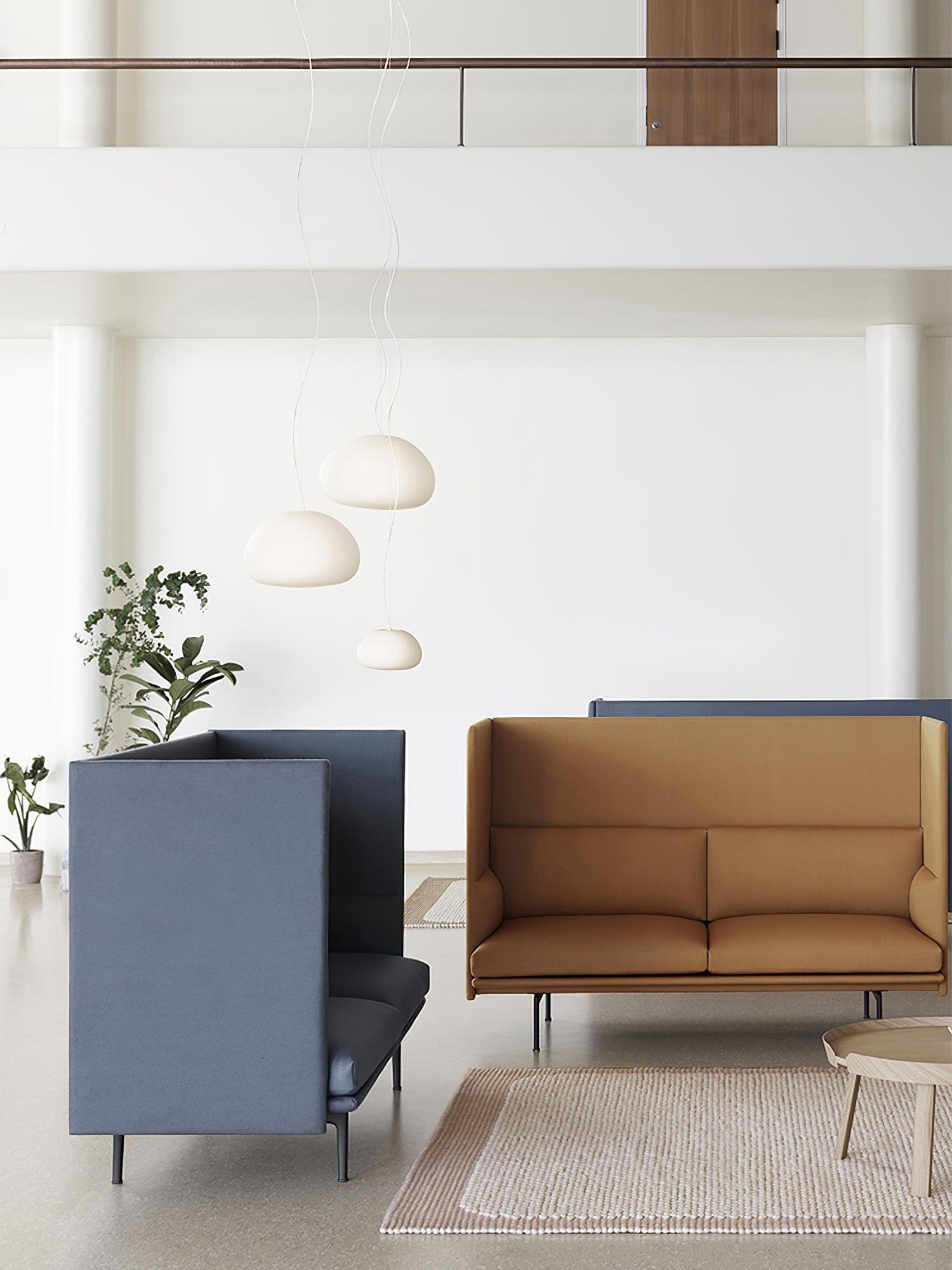 Suspension Luminaire en Verre - Ambiance Chaleureuse et Élégante