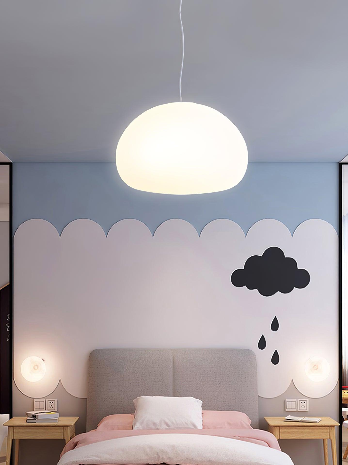 Suspension Luminaire en Verre - Ambiance Chaleureuse et Élégante