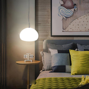Suspension Luminaire en Verre - Ambiance Chaleureuse et Élégante