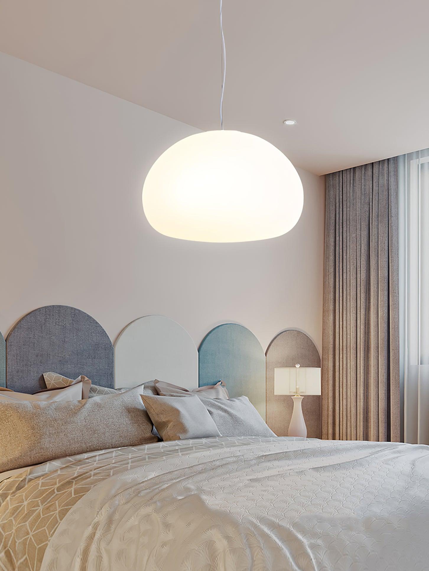 Suspension Luminaire en Verre - Ambiance Chaleureuse et Élégante