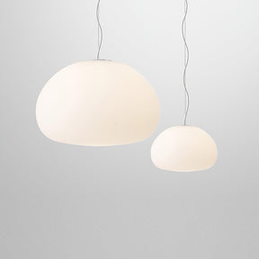 Suspension Luminaire en Verre - Ambiance Chaleureuse et Élégante