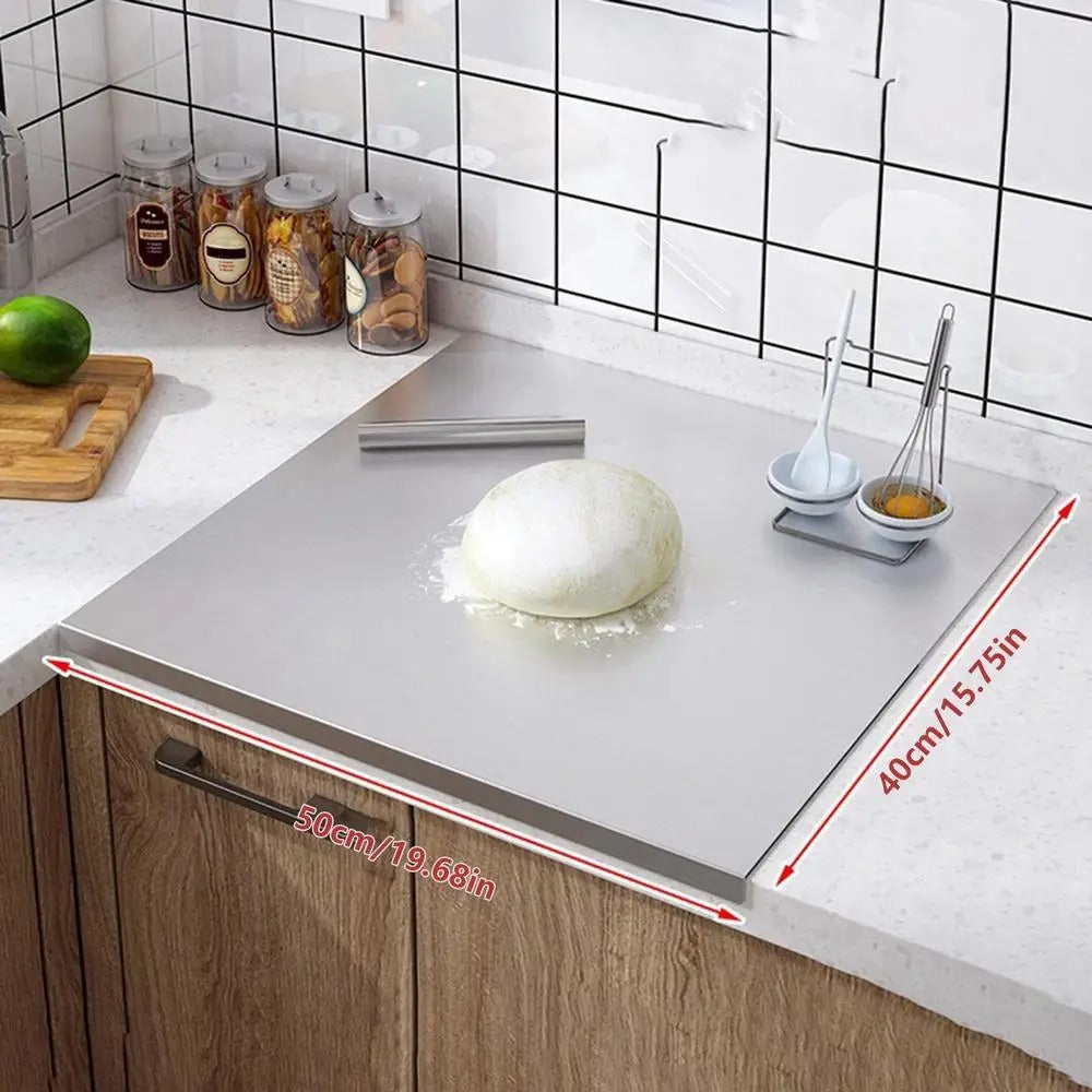 Planche à Découper Inoxydable - Surface Durable et Précise en Cuisine