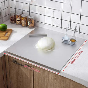 Planche à Découper Inoxydable - Surface Durable et Précise en Cuisine