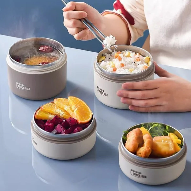 Boîte à Lunch Isolée pour Enfants - Acier Inoxydable et Compartiments Pratiques