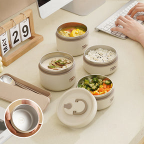 Boîte à Lunch Isolée pour Enfants - Acier Inoxydable et Compartiments Pratiques