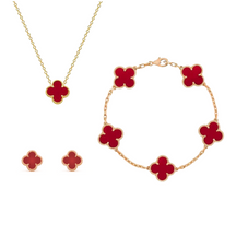 Bracelet Trèfle Ambre Ajustable - Bijou Élégant et Hypoallergénique