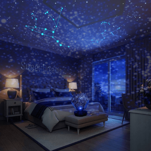 Projecteur Étoilé à Domicile - Créez une Ambiance Magique et Relaxante