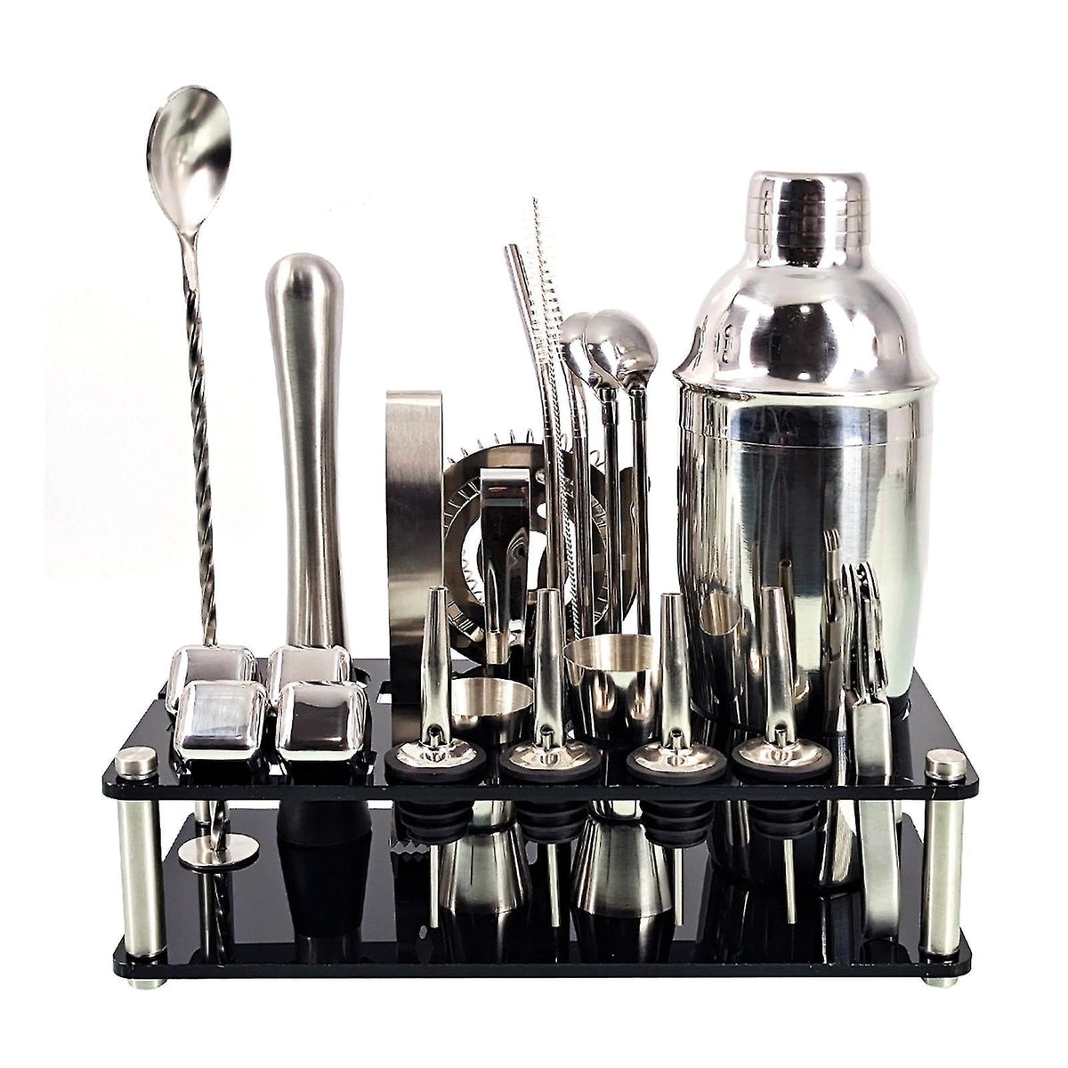Ensemble de Shakers à Cocktail Professionnel - Matériau Durable et Élégant