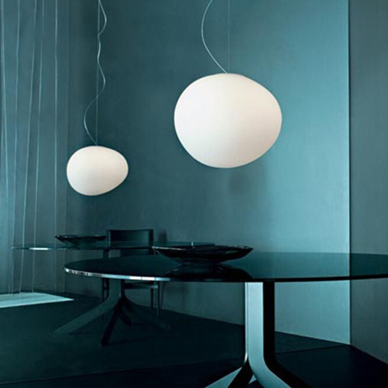 Lampe Suspendue Moderne en Verre - Élégance Minimaliste et Luminosité Douce