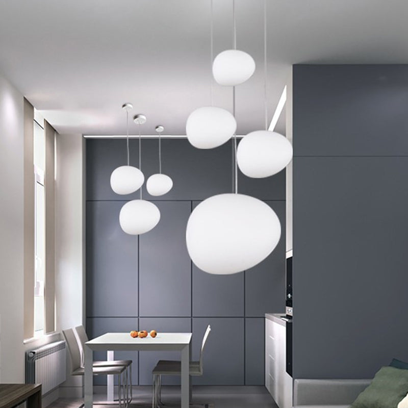 Lampe Suspendue Moderne en Verre - Élégance Minimaliste et Luminosité Douce