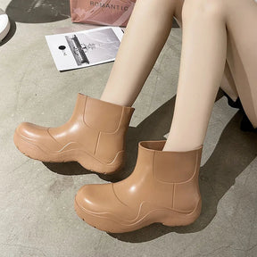 Bottes de Pluie Imperméables pour Femmes - Confort et Adhérence en Toutes Conditions