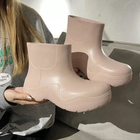 Bottes de Pluie Imperméables pour Femmes - Confort et Adhérence en Toutes Conditions