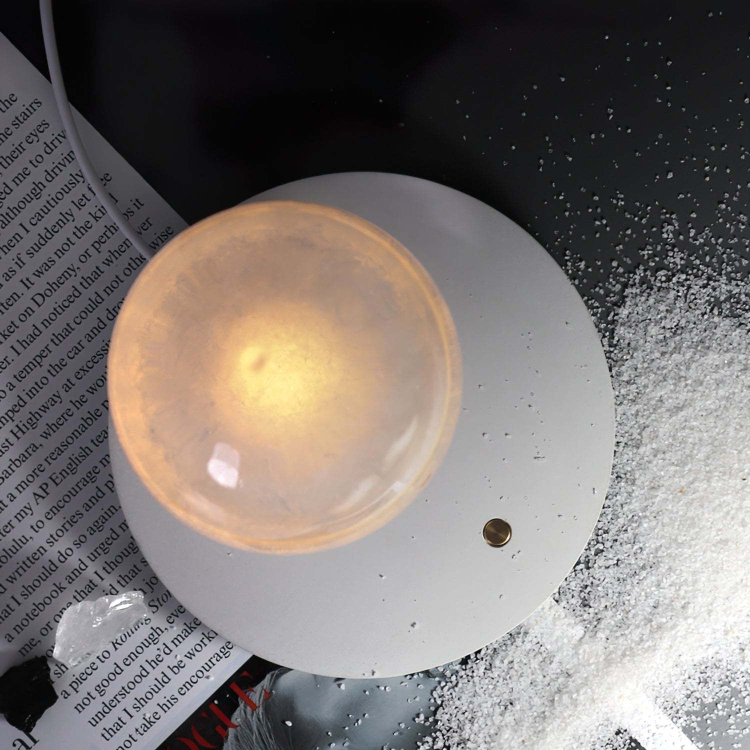 Lampe de Table Rechargeable à Lumière Chaude - Éclairage Douillet et Pratique pour Votre Chambre