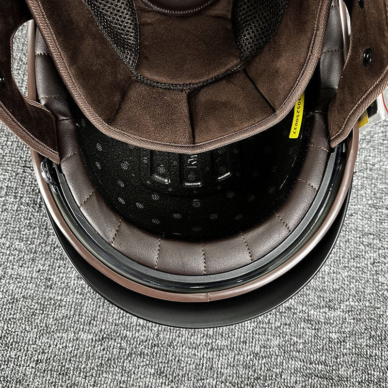 Casque Demi-Helmet Sécurisé pour Motard - Confort et Style Urbain Inégalés
