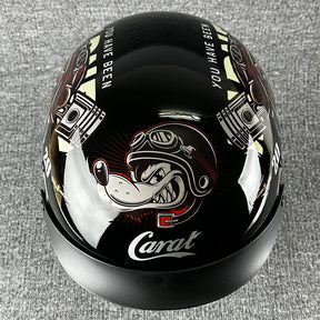 Casque Demi-Helmet Sécurisé pour Motard - Confort et Style Urbain Inégalés