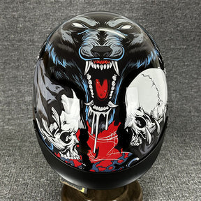 Casque Demi-Helmet Sécurisé pour Motard - Confort et Style Urbain Inégalés