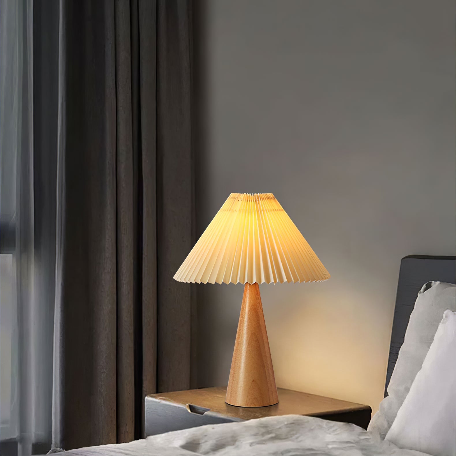 Lampe de Table en Bois et Métal - Élégance Intemporelle pour Votre Intérieur