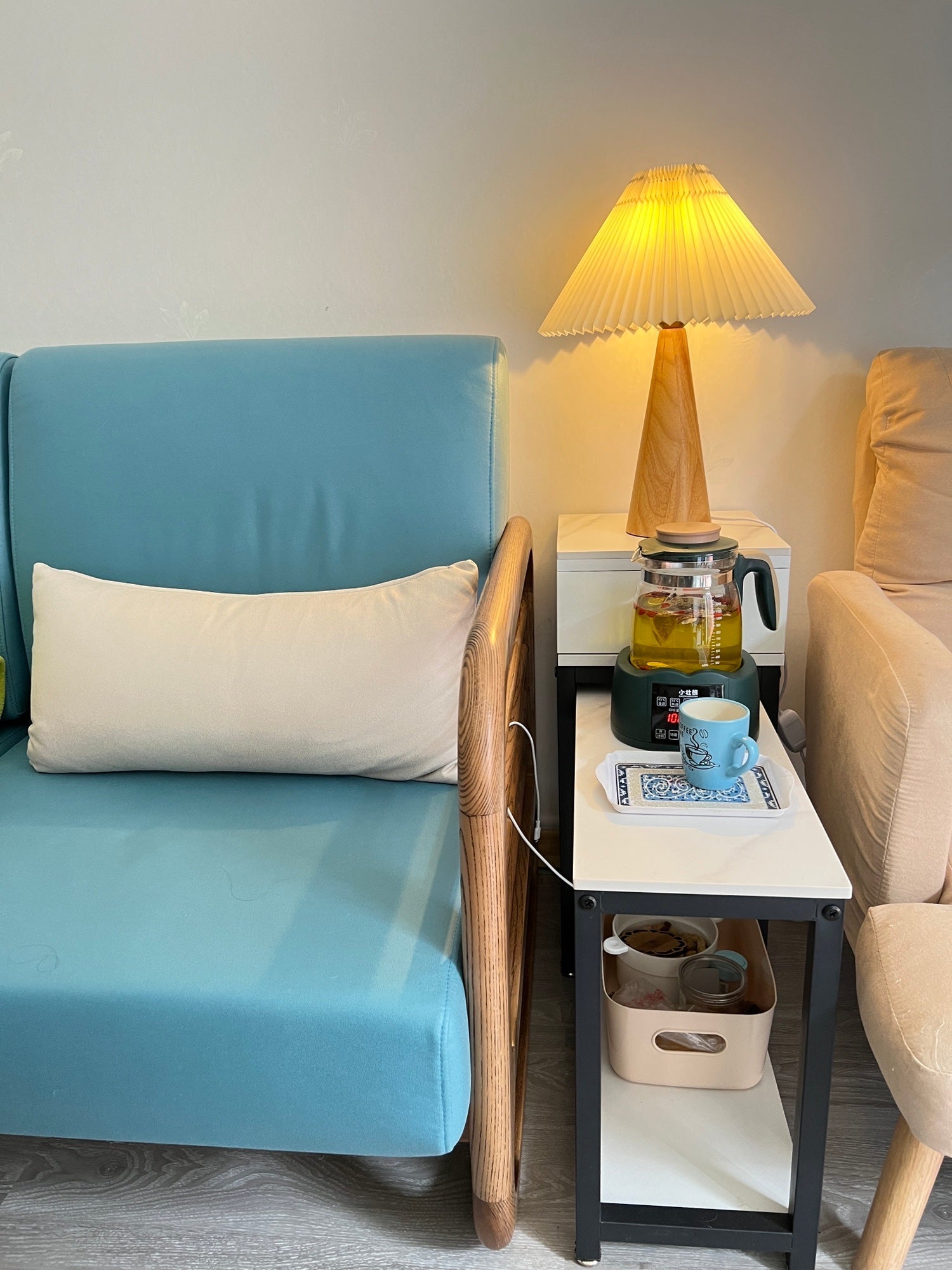 Lampe de Table en Bois et Métal - Élégance Intemporelle pour Votre Intérieur