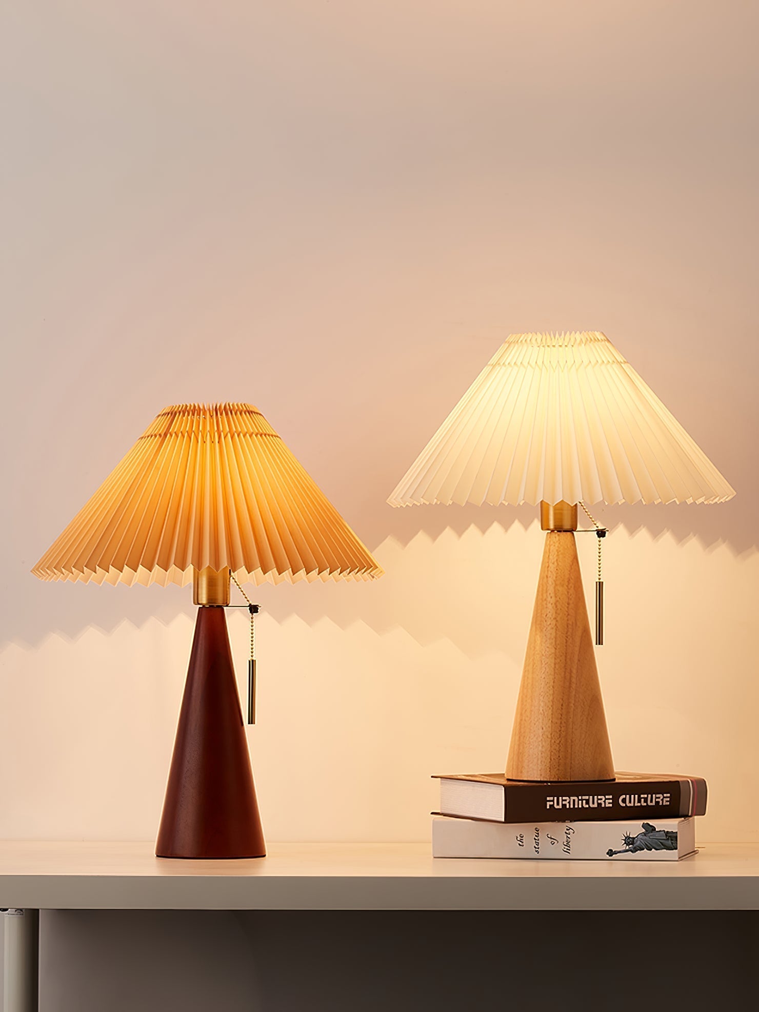 Lampe de Table en Bois et Métal - Élégance Intemporelle pour Votre Intérieur