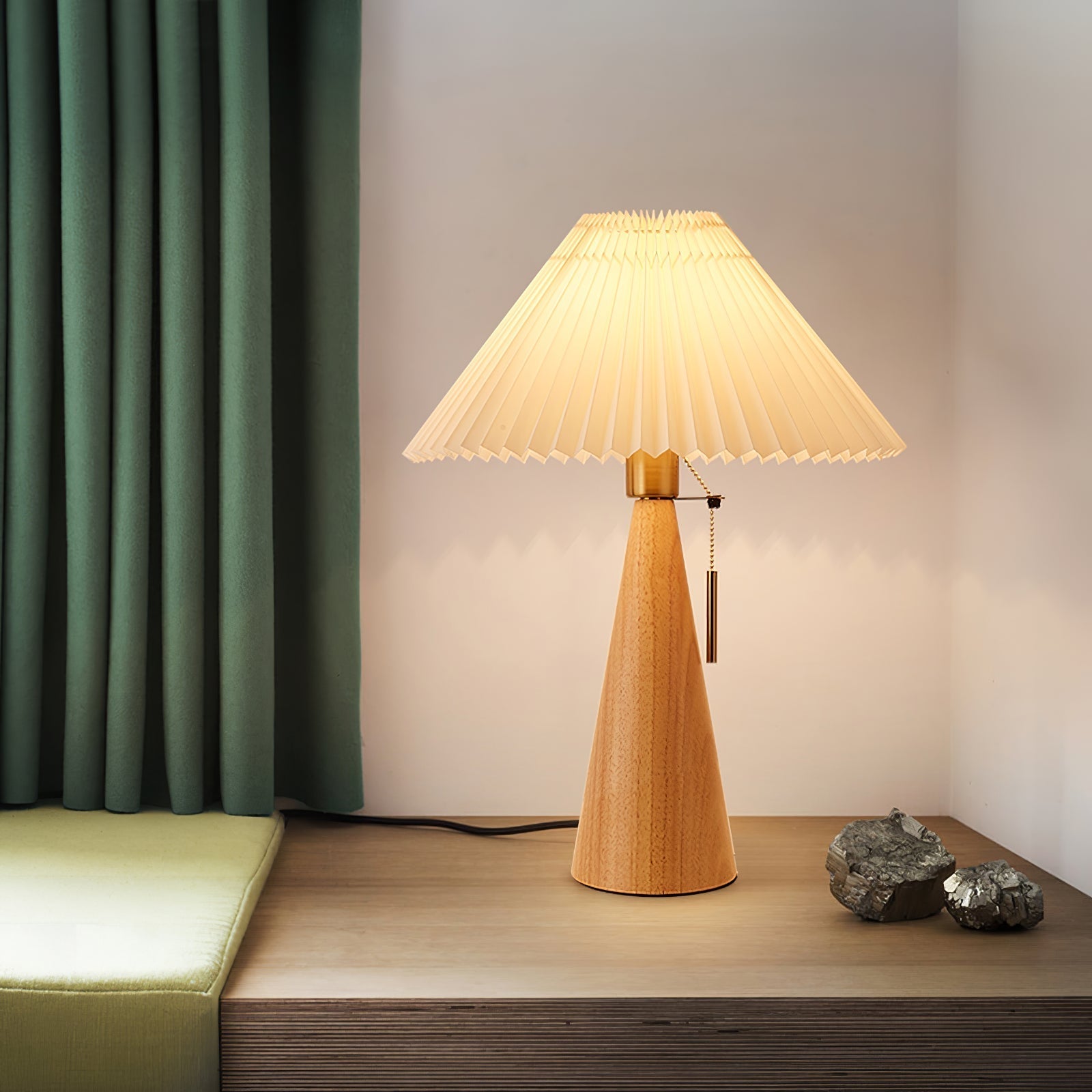 Lampe de Table en Bois et Métal - Élégance Intemporelle pour Votre Intérieur