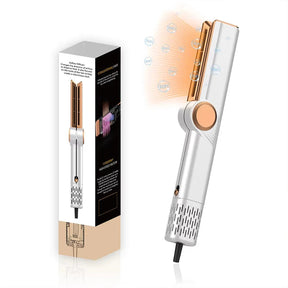 Lisseur 2-en-1 pour Cheveux Humides et Secs - Coiffage Rapide et Soin Optimal
