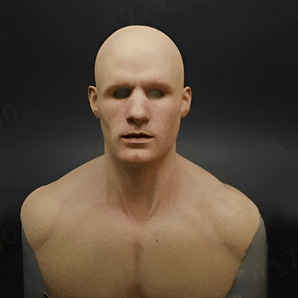 Masque en Latex Naturel pour Halloween - Confortable et Léger avec Bouche Mobile