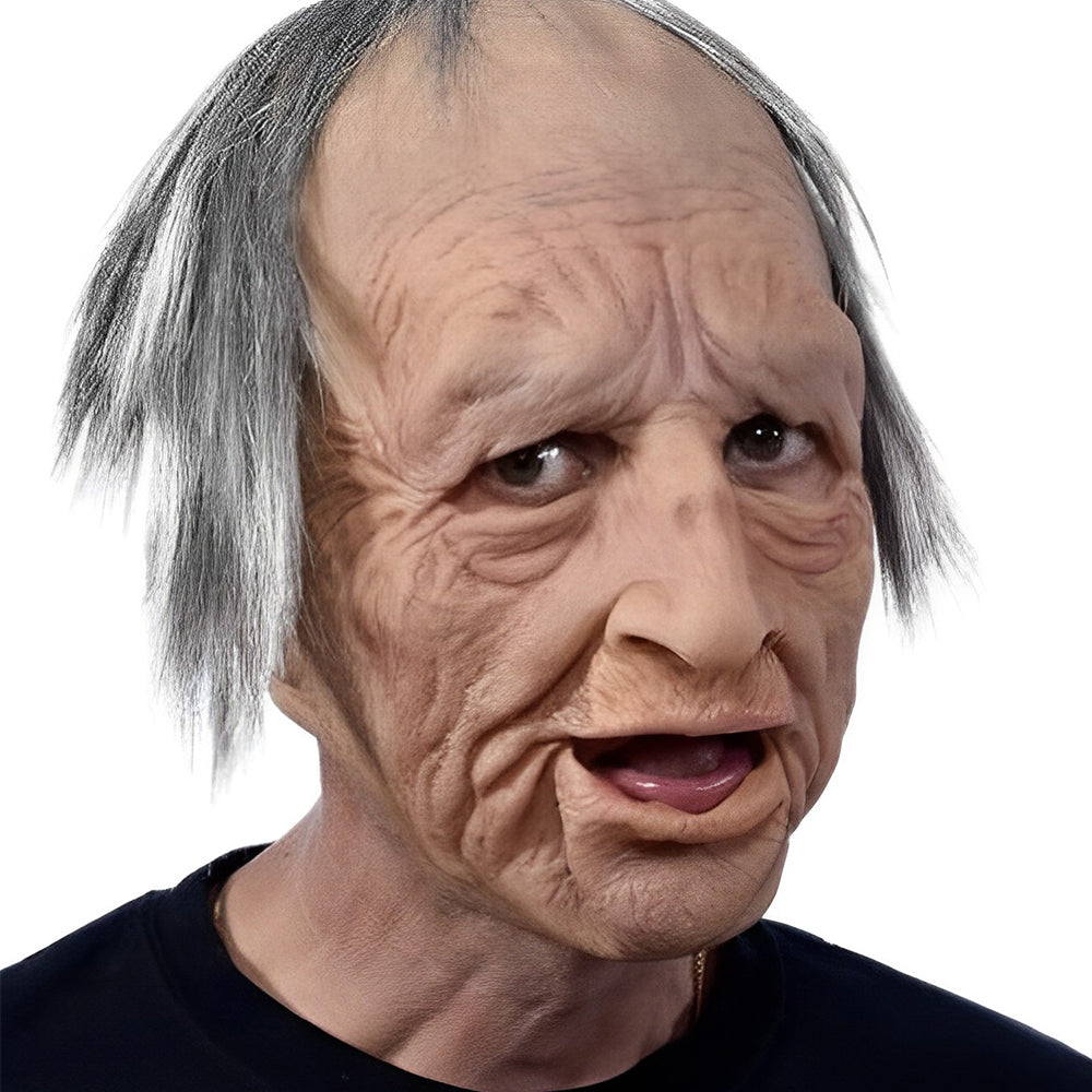Masque en Latex Naturel pour Halloween - Confortable et Léger avec Bouche Mobile