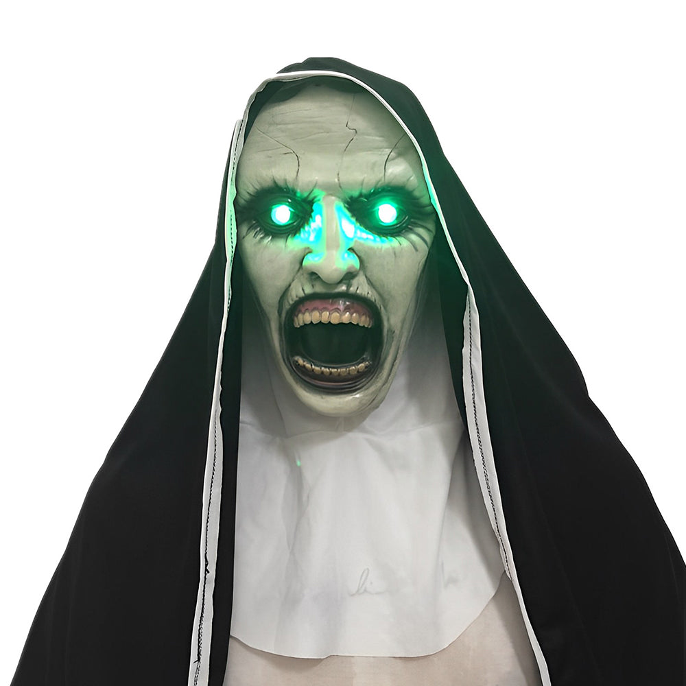 Masque en Latex Naturel pour Halloween - Confortable et Léger avec Bouche Mobile