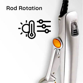 Brosse à Cheveux Rotative 2-en-1 - Coiffage Lisse et Volumineux Rapide