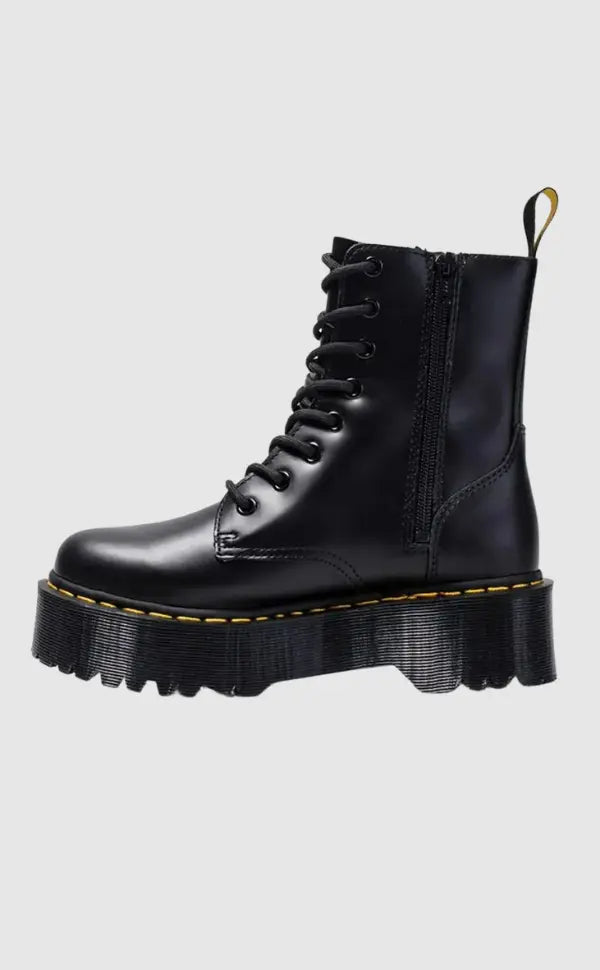 Bottes à Plateforme en Cuir - Confort Ultime pour un Port Toute la Journée