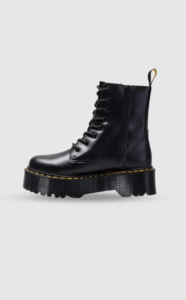 Bottes à Plateforme en Cuir - Confort Ultime pour un Port Toute la Journée