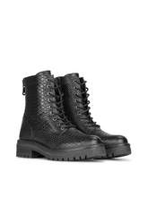 Chaussures à Lacets Python pour Femmes - Élégance et Confort au Quotidien