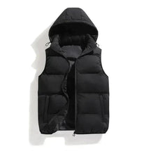 Veste d'hiver sans manches pour hommes - Isolation Premium et Capuche Amovible