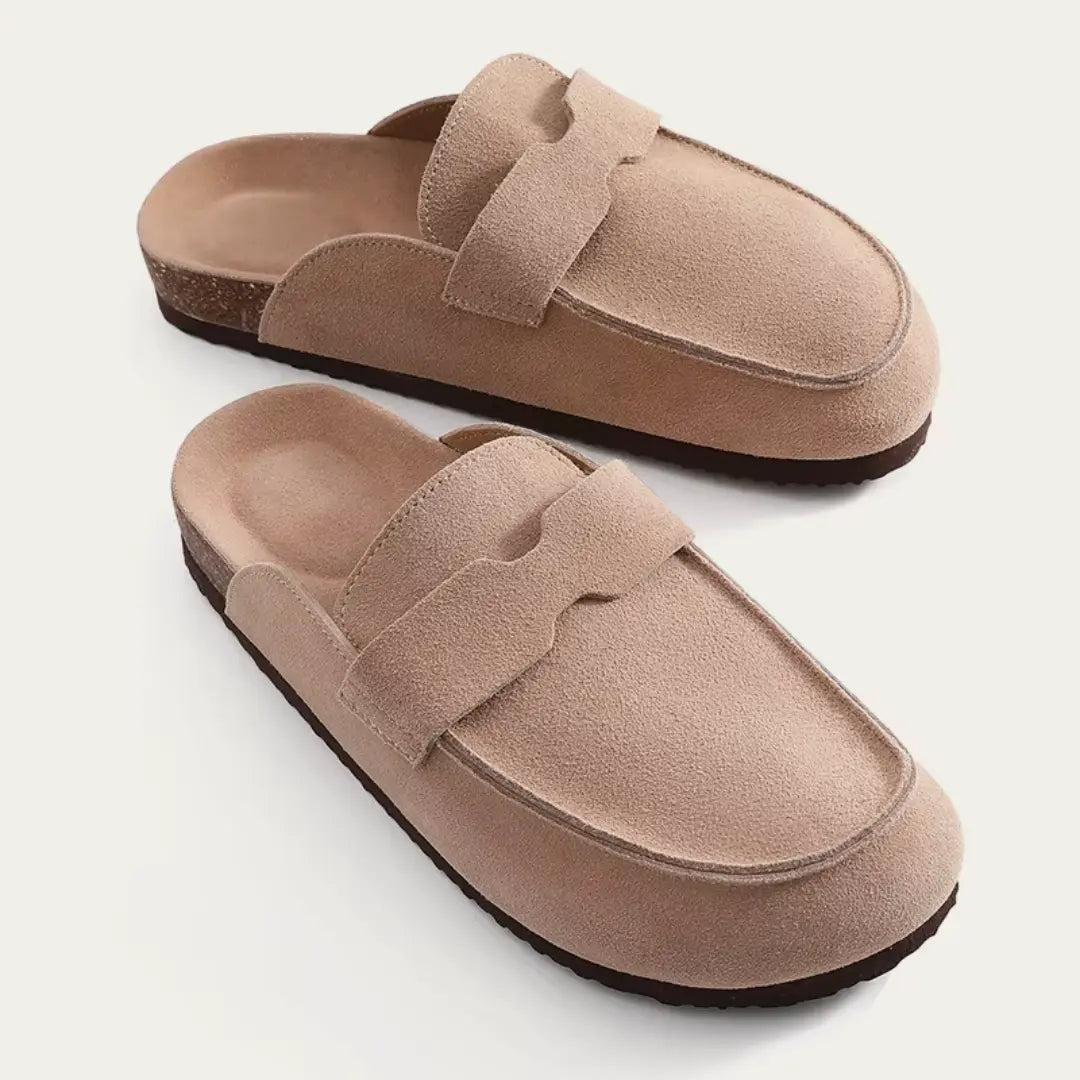 Chaussons en Suède Confortables | Élégance et Soutien Optimal pour Femmes