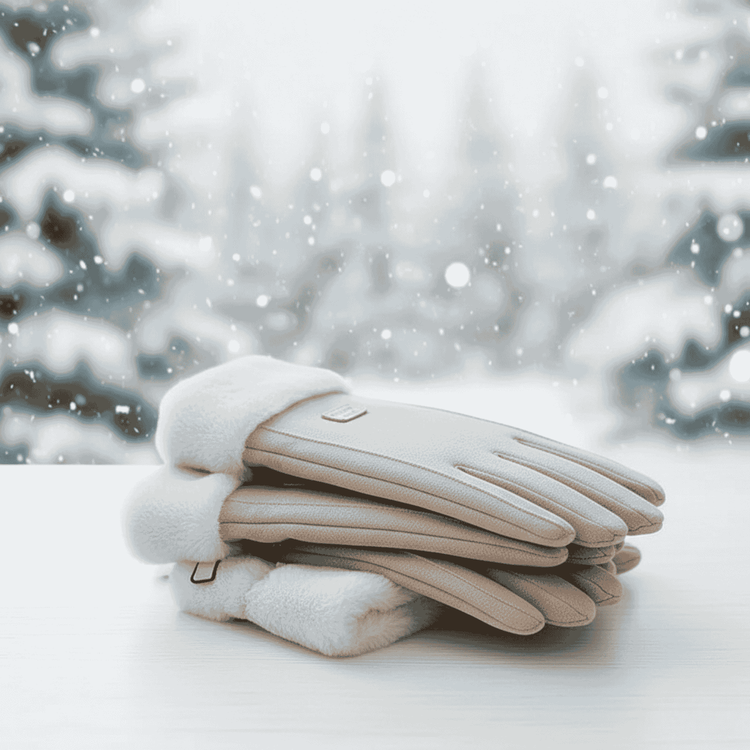 Gants d'Hiver Écran Tactile | Confort en Peluche et Chaleur Maximale