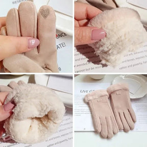 Gants d'Hiver Écran Tactile | Confort en Peluche et Chaleur Maximale