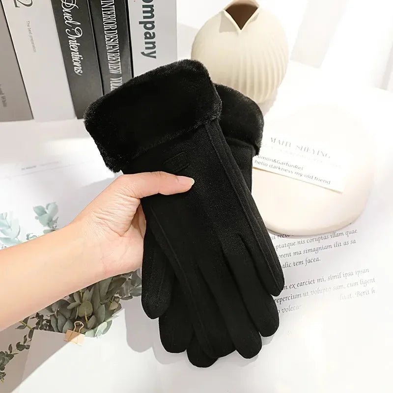 Gants d'Hiver Écran Tactile | Confort en Peluche et Chaleur Maximale