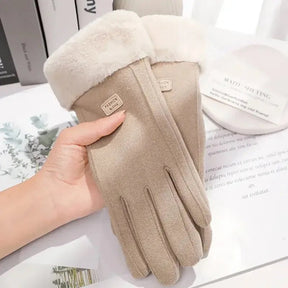 Gants d'Hiver Écran Tactile | Confort en Peluche et Chaleur Maximale