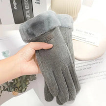 Gants d'Hiver Écran Tactile | Confort en Peluche et Chaleur Maximale