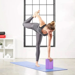 Bloc de Yoga Antidérapant - Stabilité et Confort pour Pratique
